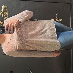 Democracy ombre high low sweater